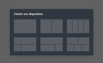 Kirby le layout des sections