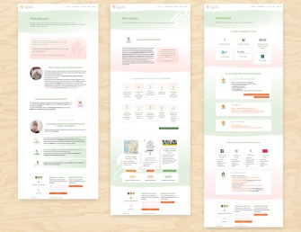 Quelques pages du site de patricia